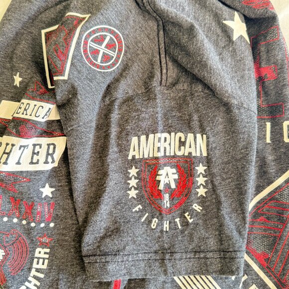 American Fighter Training Division Eagle Mens T-shirt - Picture 4 of 8